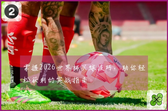 掌握2026世界杯买球技巧，助你轻松获利的实战指南